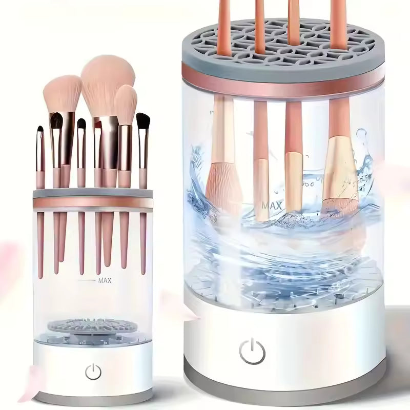 Portable Electric Makeup Brush Cleaner with USB Charging