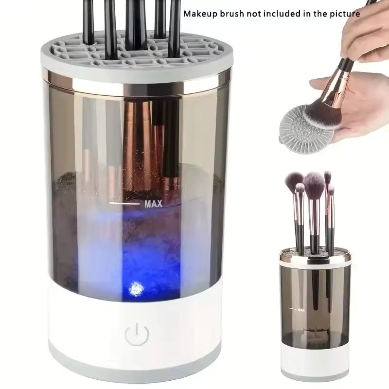 Portable Electric Makeup Brush Cleaner with USB Charging